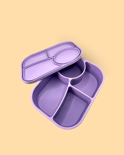 Bento Lunch Box - 4 Separate Compartments - 1340ml