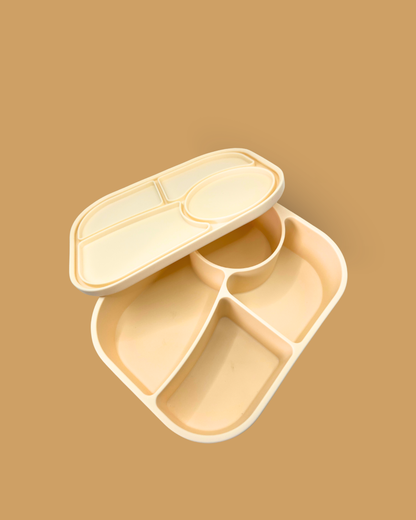 Bento Lunch Box - 4 Separate Compartments - 1340ml